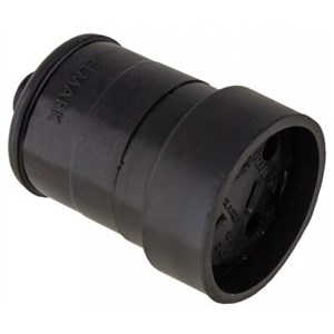 Elmark Rubber Cord Connector 10Amp 3Pin